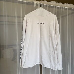 White Fox Boutique Heavy Duty White Long Sleeve Tee